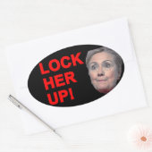 彼女を閉じ込める 楕円形シール (封筒)