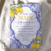 彼女イタリアンは彼女の主な絞りブライダルシャワーを見つけた 招待状