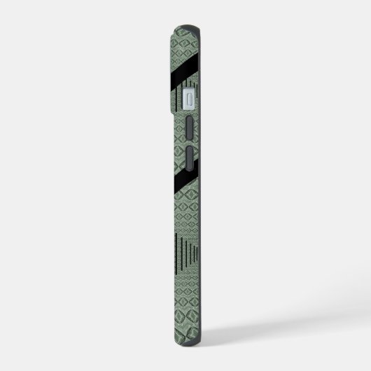 彼女エレガントの新郎新婦の結婚披露宴の脚本を書く iPhone 15ケース (左側面)