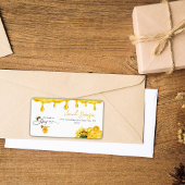 彼女エレガントは彼女のハニービーブライダルシャワーを見つけた ラベル