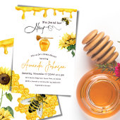 彼女エレガントは彼女のハニービーブライダルシャワーを見つけた 招待状