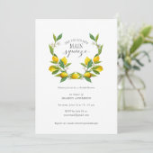 彼女エレガントは彼女の主なスクイーズブライダルブランチを見つけた 招待状 (スタンド正面)