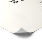 彼女エレガントは彼女の蜂蜜のブライダルシャワー歓迎を見つけた ポスター (角)