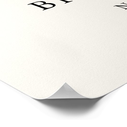 彼女エレガントは彼女の蜂蜜のブライダルシャワー歓迎を見つけた ポスター (角)