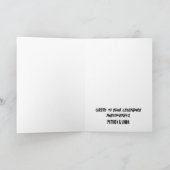 彼女カスタムの女性誕生日カードの誕生日年 カード (内部)