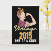 彼女カスタムの女性誕生日カードの誕生日年 カード (黄色い花)