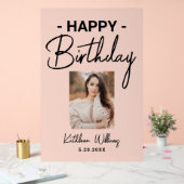彼女カスタムの誕生日のサインハッピーバースデーデコール アクリルサイン (ウェディング)