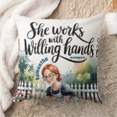 彼女カスタムはキリスト教徒として喜んで働く クッション (ブランケット)