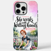彼女カスタムはキリスト教徒として喜んで働く Case-Mate iPhoneケース (裏面)