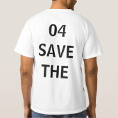 彼女カスタムはyesと頼言った tシャツ (裏面)