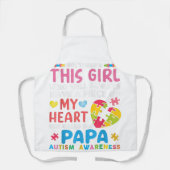 彼女カラフルに料理プレゼントを愛するエプロン エプロン (正面)