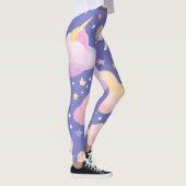 彼女カラフルのためのユニコーン虹の風船パターン レギンス (右)