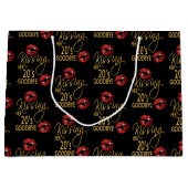 彼女キスをするの20's Good - Red Lips ラージペーパーバッグ (正面)