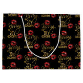 彼女キスをするの20's Good - Red Lips ラージペーパーバッグ (裏面)