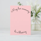 彼女シンプルの記憶が同情の印賛美だと サンキューカード (スタンド正面)