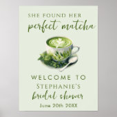 彼女シンプルは完璧な抹茶ブライダルシャワーを見つけた ポスター (正面)