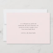 彼女スタイリッシュがやった!大学院写真のスクリプト 案内状 (裏面)