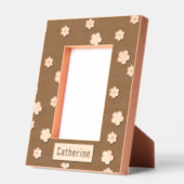 彼女パーソナライズされたのための木枠 レーザー彫刻フレーム (左)