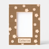 彼女パーソナライズされたのための木枠 レーザー彫刻フレーム (正面)