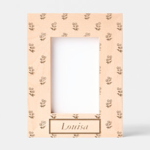 彼女パーソナライズされたのための木枠 レーザー彫刻フレーム