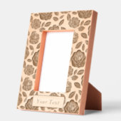 彼女パーソナライズされたのための木枠 レーザー彫刻フレーム (左)