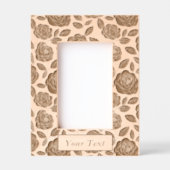 彼女パーソナライズされたのための木枠 レーザー彫刻フレーム (正面)