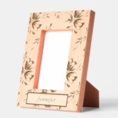 彼女パーソナライズされたのための木枠 レーザー彫刻フレーム (左)