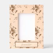 彼女パーソナライズされたのための木枠 レーザー彫刻フレーム (正面)