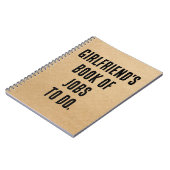 彼女パーソナライズされたのカスタム手帳の贈り物 ノートブック (左側)