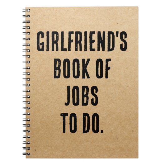 彼女パーソナライズされたのカスタム手帳の贈り物 ノートブック (正面)