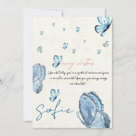 彼女パーソナライズされたのクリスマスカード シーズンカード