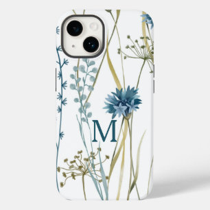 彼女パーソナライズされたのモノグラムフローラへの贈り物 Case-Mate iPhone 14ケース