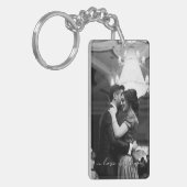 彼女パーソナライズされたの記念品 キーホルダー (正面左)