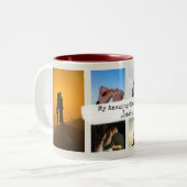 彼女パーソナライズされたの記念品 ツートーンマグカップ (正面左)