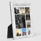 彼女パーソナライズされたの記念品 フォトプラーク (側面)