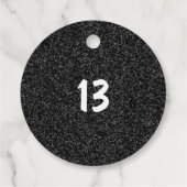 彼女パーソナライズされたの誕生日時代パーティー フェイバータグ (裏面)