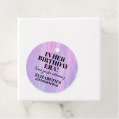 彼女パーソナライズされたの誕生日時代パーティー フェイバータグ (インサイチュ)