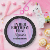 彼女パーソナライズされたの誕生日時代パーティー ペーパープレート (パーティー)