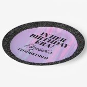 彼女パーソナライズされたの誕生日時代パーティー ペーパープレート (アングル)