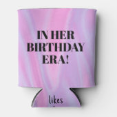 彼女パーソナライズされたの誕生日時代パーティー 缶クーラー (正面)