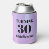彼女パーソナライズされたの誕生日時代パーティー 缶クーラー (缶裏面)