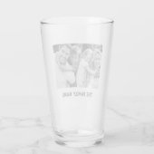 彼女パーソナライズされたの贈り物へのガラスの贈り物 タンブラーグラス (裏面)