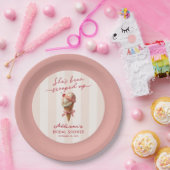 彼女パーソナライズされたはスクープされたブライダルシャワー ペーパープレート (パーティー)
