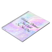 彼女パーソナライズされたは信じ彼の女の子だった ノートブック (左側)