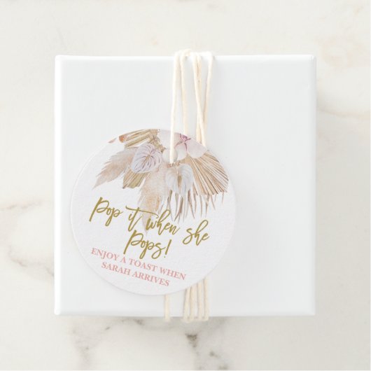 彼女ポップ・アートのがススキをポップするとき フェイバータグ (インサイチュ)