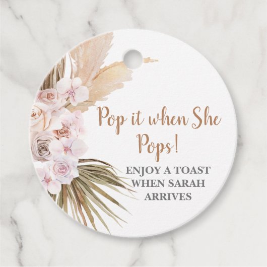 彼女ポップ・アートのがススキをポップするとき フェイバータグ (正面)