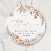 彼女ポップ・アートのがボホパンパスグラスをポップするとき フェイバータグ (正面)