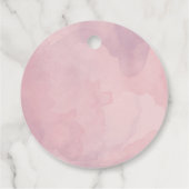 彼女ポップ・アートのがポップするとき水色フローラ フェイバータグ (裏面)