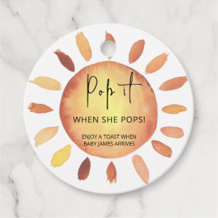 彼女ポップ・アートのがポップする時は太陽を照らす フェイバータグ