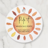 彼女ポップ・アートのがポップする時は太陽を照らす フェイバータグ (裏面)